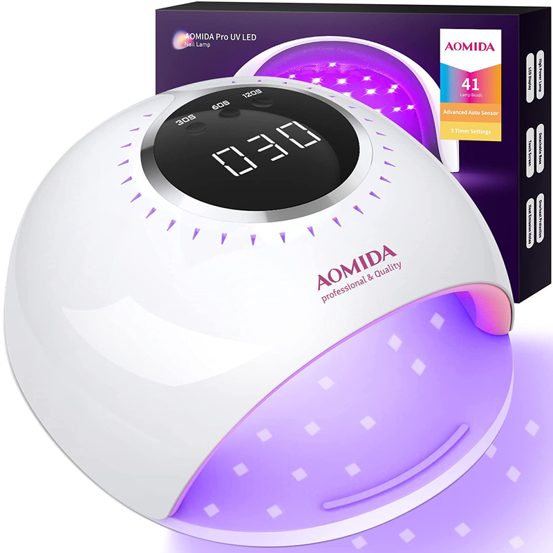 UV Nail Lamp Fast Curing Gel Nail Polish 3 Timers and LCD Display Auto Sensor