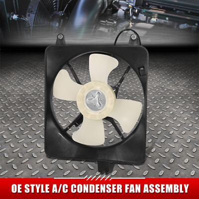 ДЛЯ 95-99 ACURA CL HONDA ACCORD V6 OE STYLE ВЕНТИЛЯТОР ОХЛАЖДЕНИЯ КОНДЕНСАТОРА КОНДИЦИОНЕРА В СБОРЕ