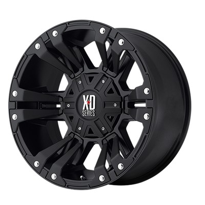 1 New Xd Series Xd822 Monster 2 20x10 6-135/139.70 Matte Black Wheel
