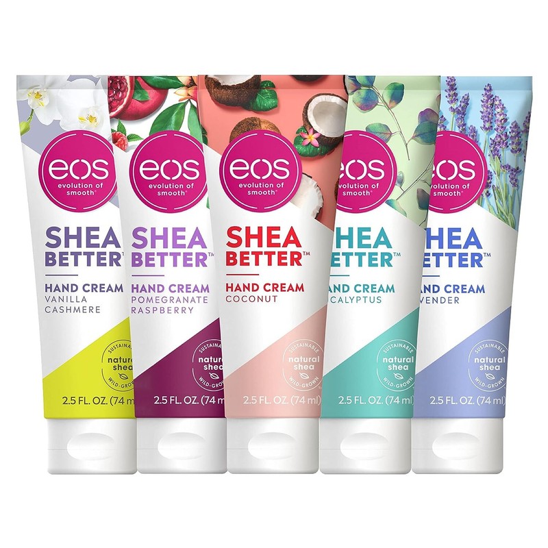Eos Shea Better Hand Cream - Vanilla Cashmere | Instant Hydration + Lasting Prot
