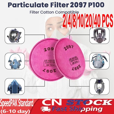 2097/7184 Replacement P100 Particulate Filter Nuisance Level Organic Vapor FO 3M
