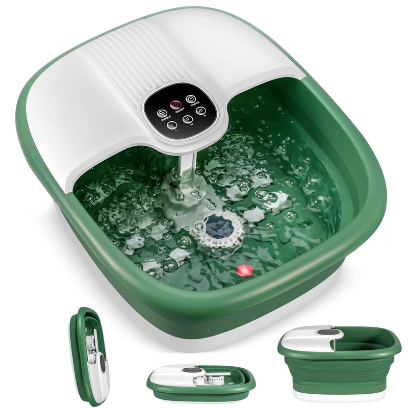 Foot Bath Spa with Heat and Massage, Collapsible Foot Bath S