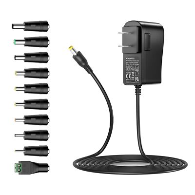 15V 2A 1A Switching Power Supply Charger 15Volt 2Amp 1.5A Universal AC/DC Ada...