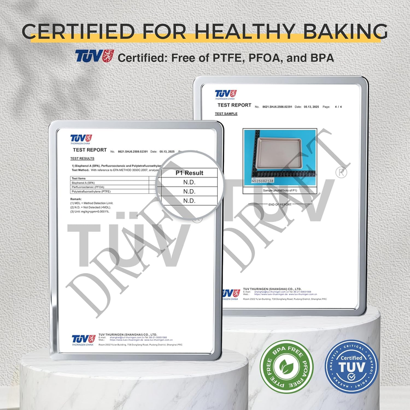 Baking Sheet Pan Set, Cookie Sheets for Oven, Nonstick Half/Quarter/Jelly Roll P