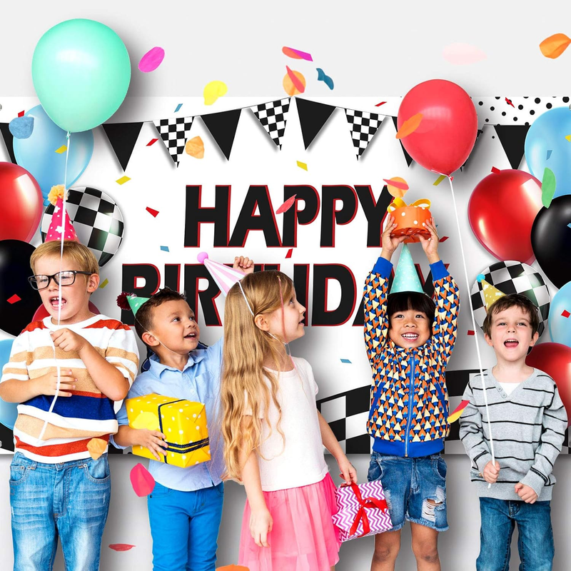 Dirt Bike Birthday Decoration Backdrop Banner Motocross Dirt Bike Racing Dirt Bi