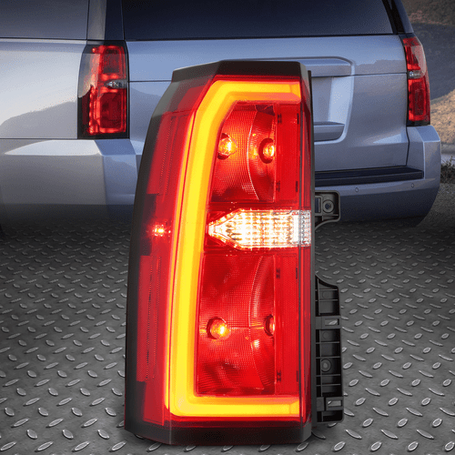 [LED DRL] Для 15-20 Chevy Suburban Tahoe Задний фонарь со стороны водителя, Стоп-сигнал