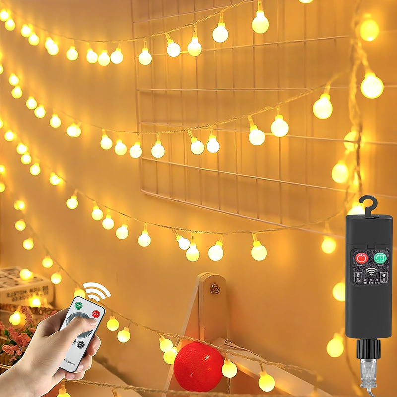 Suplong Rechargeable Fairy Lights USB with 8 Lighting Modes 16Ft 50Leds Waterpro
