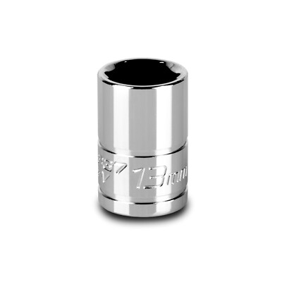 Capri Tools Shallow Socket, 3/8 in. Drive, 6-Point, Metric and SAE Sizes