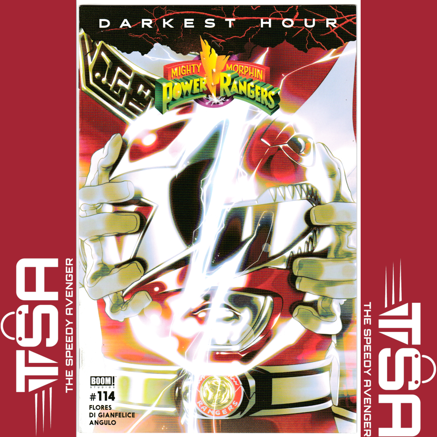 MIGHTY MORPHIN POWER RANGERS #114 Goni Montes Helmet Variant 2023 BOOM!