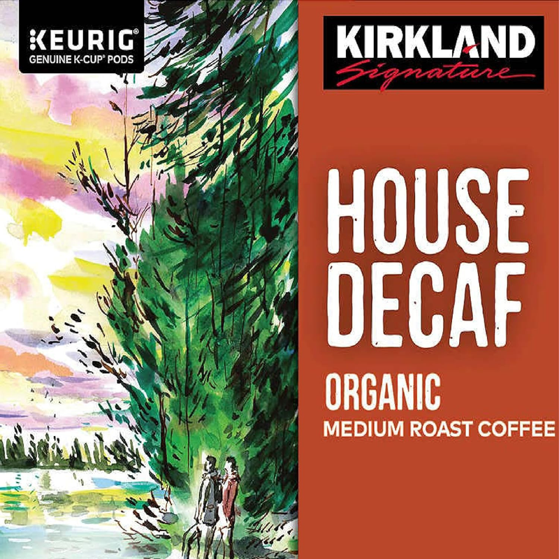 Kirkland Signature Coffee K Cups, Organic Variety Pack with Breakfast Blend, Pac