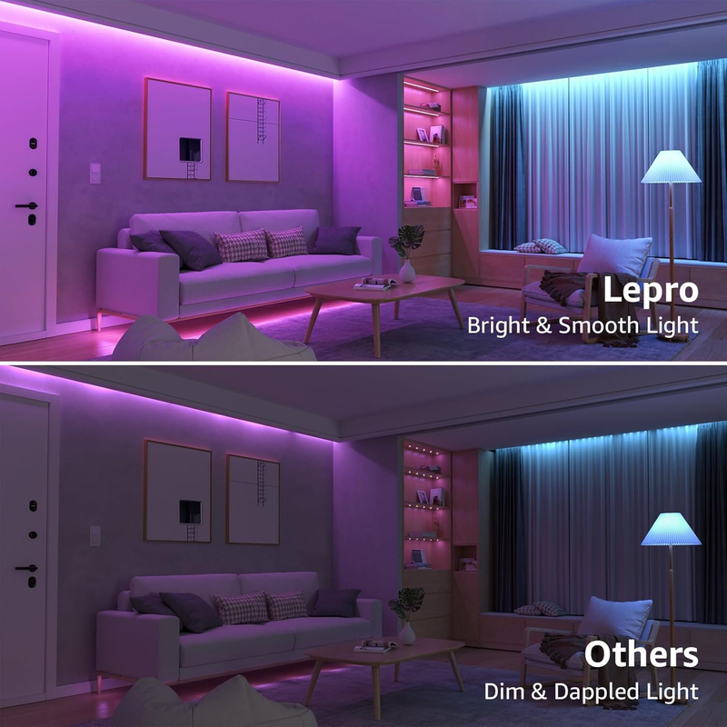 LED Lights, 16.4ft LED Lights Strip for Bedroom, 150 LEDs LED Light Strips for R