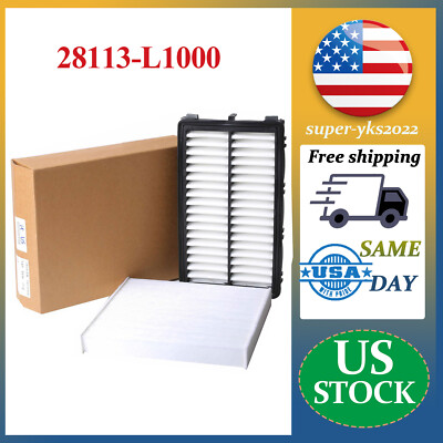 Premium Set Air Filter+Cabin Filter For Hyundai Santa Fe Tucson 2021-2023 NEW