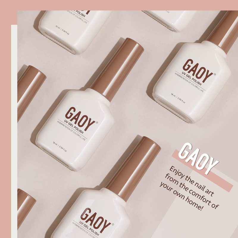 Sheer Light Pink Gel Nail Polish, 16ml Jelly Milky White Peach Translucent Color