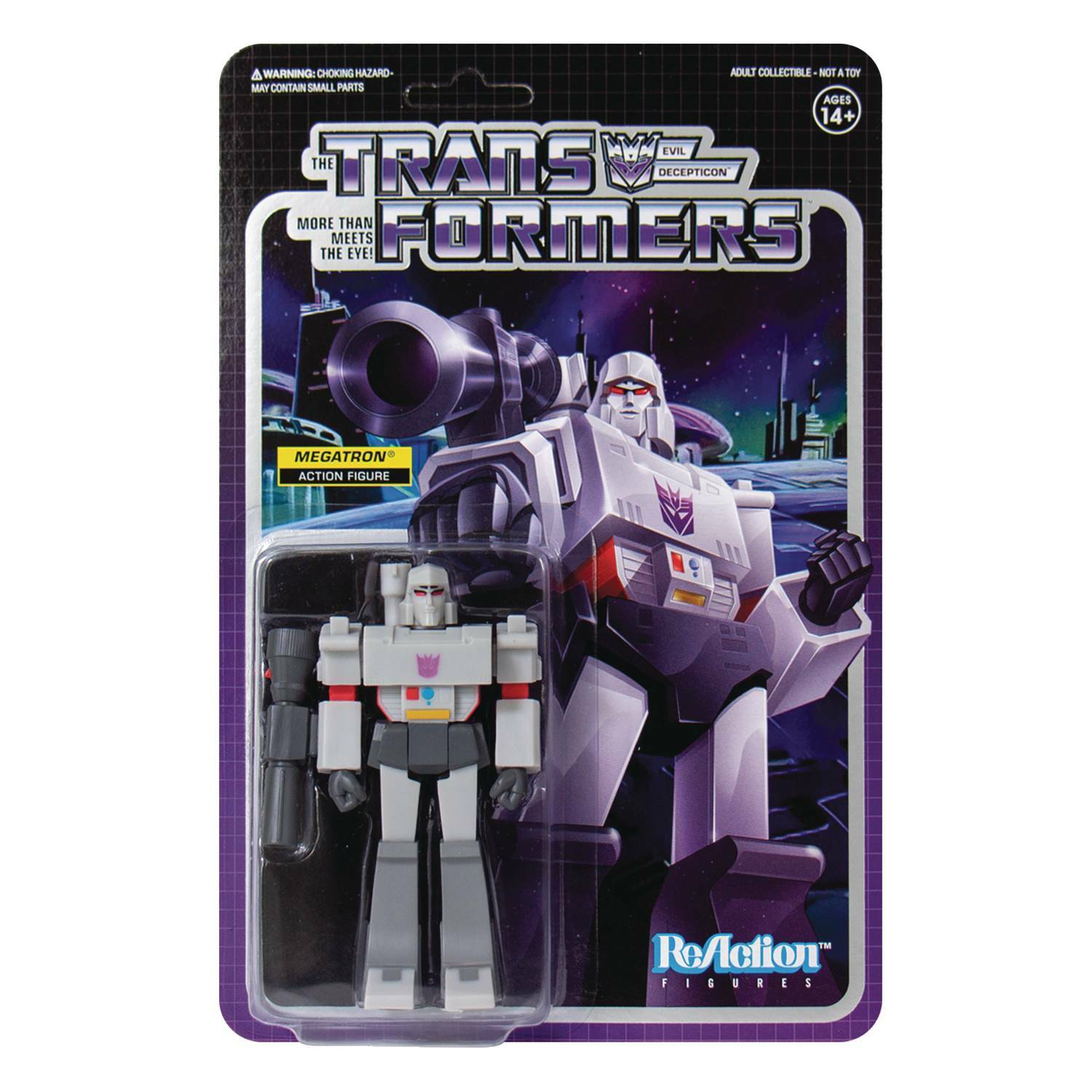TRANSFORMERS MEGATRON 3.75 inch REACTION FIGURE SUPER 7 NEW! 840049800403 | eBay