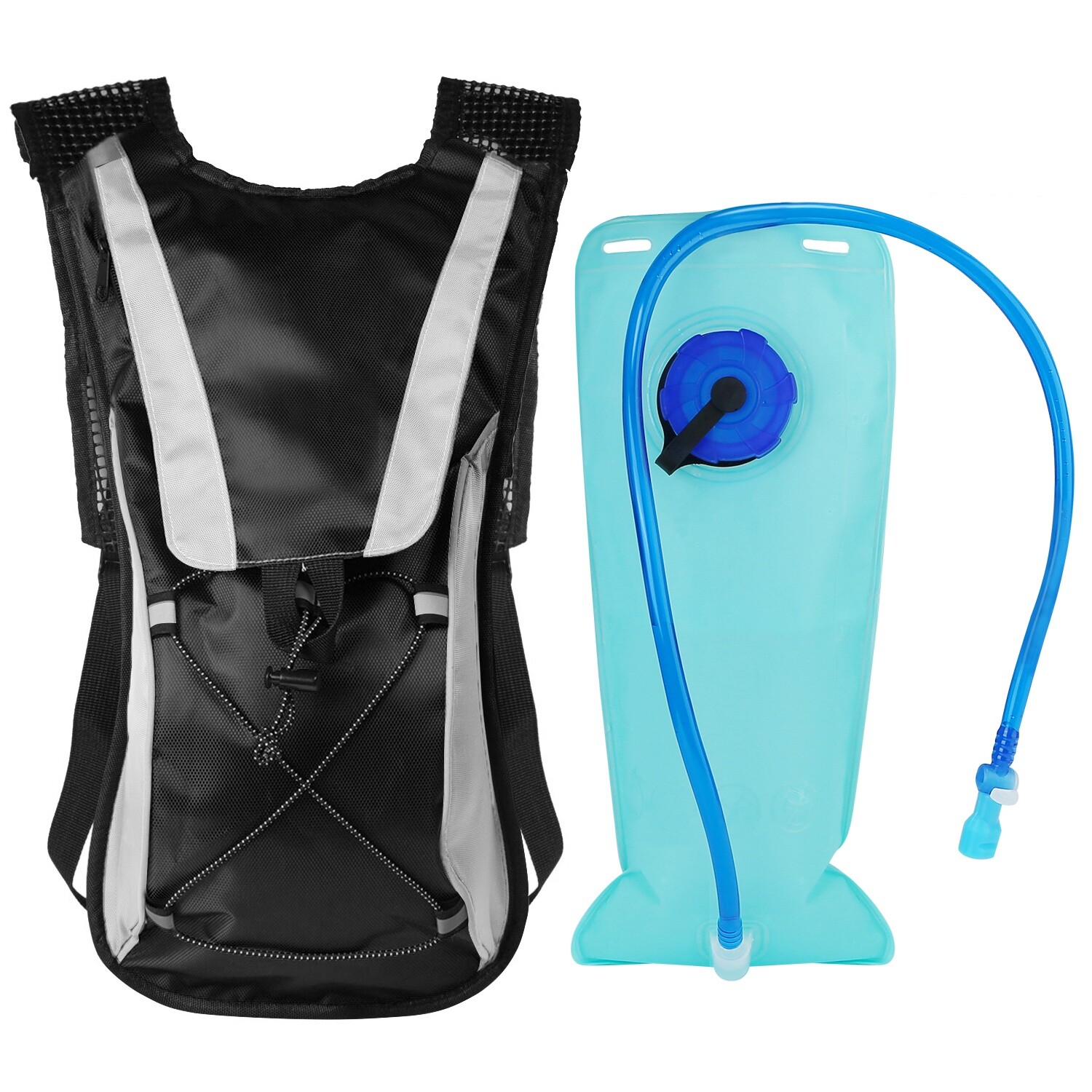 2L Hydration Pack/Backpack Rucksack Bag With Water Bladder For Running Cycling