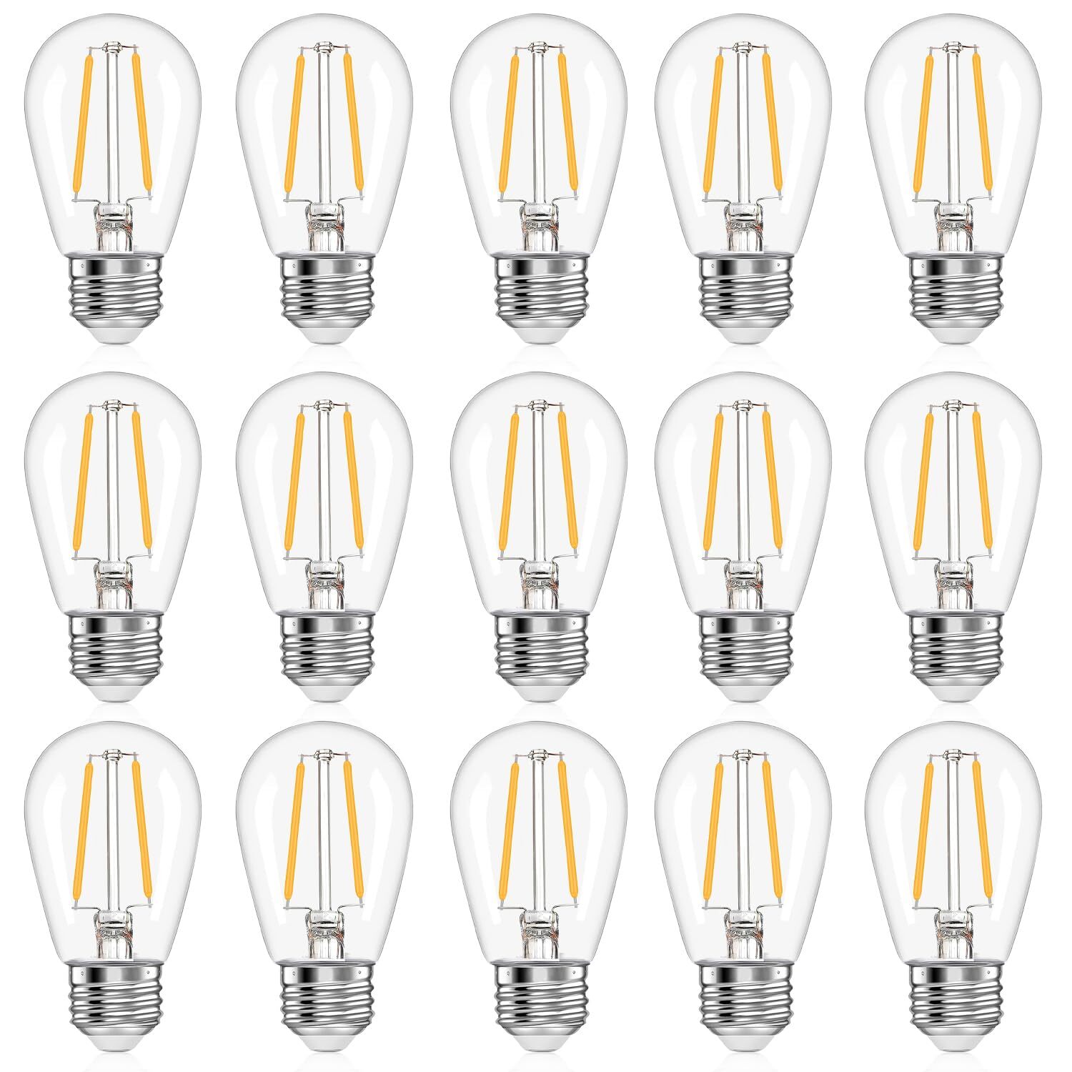 20 Watt Equivalent Vintage Edison Bulb Warm White 2700k