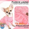 2 Pieces Dog Sweaters for Small Dogs Fall Puppy Clothes Female Winter Fleece Puppy Sweaters Warm Outfit Pet Small Doggie Clothing for Boy Girl Dogs Yorkie, Chihuahua, Bulldog, Dachshund, Pug, X-Large