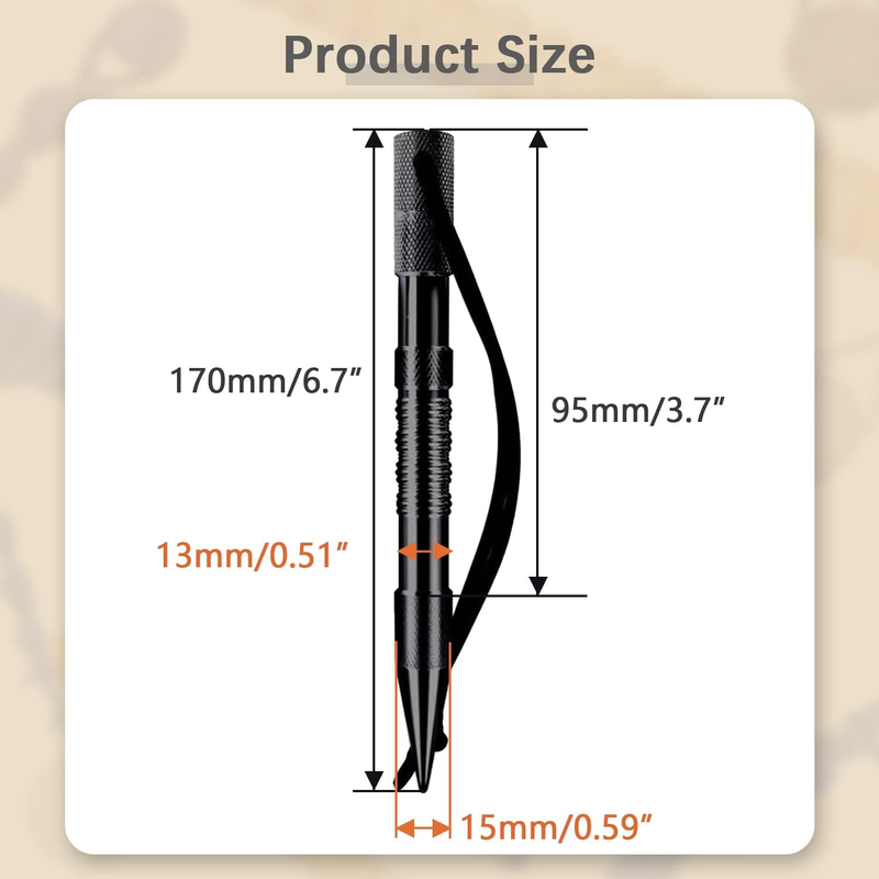 12 Pack Marlin Spike with Lacing Needles/Fids for Paracord or Leather Work Parac