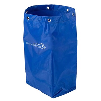 23 Gallon Janitorial Cart Replacement Bag for Commercial Cleaning, Blue, 1 Pack