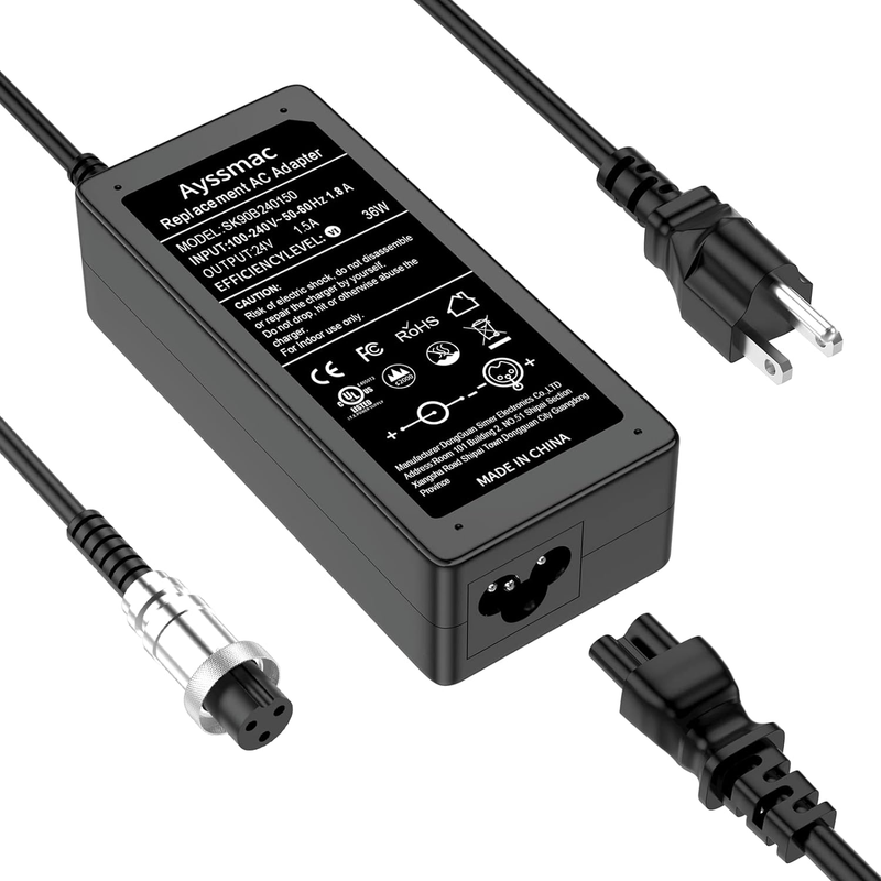 24V 1.5A Scooter Battery Charger for Razor MX350 MX400 Dirt 