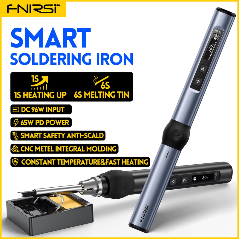 HS-01 Smart Electric Soldering Iron PD 65W Adjustable Constant Temperature Fast