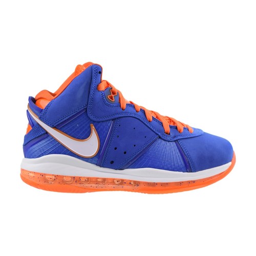 Классические мужские кроссовки Nike LeBron 8 из твердой древесины Varsity Royal-Оранжевый CV1750-400