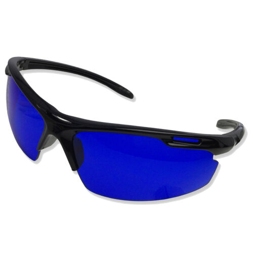 Best Sporty New Golf Ball Finder Glasses True Blue Lens Wrap Sunglasses Gift
