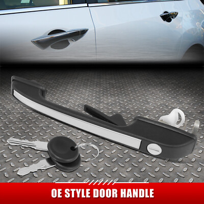 Для 78-87 Audi 4000 Quattro 5000 Coupe Передняя левая наружная дверная ручка с комплектом ключей