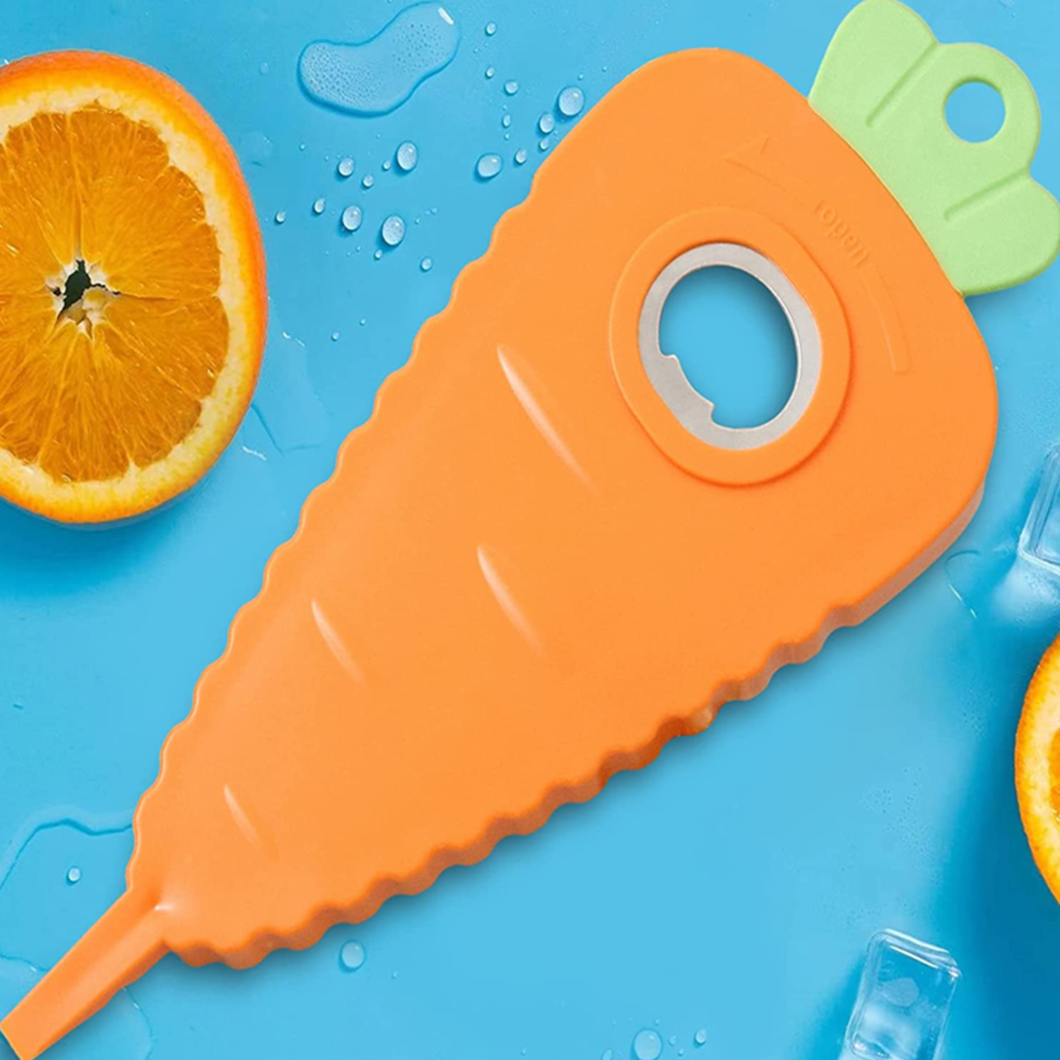 3 in 1 Carrot Radish Jar Bottle Can Opener Cap Bottle Kitchen Tool Fridge Magnet