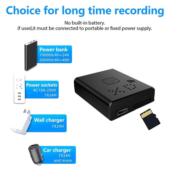 Hidden Cam Wireless Security Spy Camera WiFi Home Surveillance Secret Camera,... - Image 6