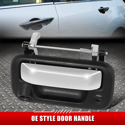 ДЛЯ 06-14 F150 ЧЕРНАЯ/ХРОМИРОВАННАЯ РУЧКА ЗАДНЕЙ ДВЕРИ БАГАЖНИКА С ОТВЕРСТИЕМ ДЛЯ КАМЕРЫ