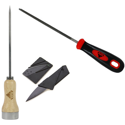 Black Diamond Griptape File /Knife / Awl Skateboard Grip Tape Skate Tool Kit