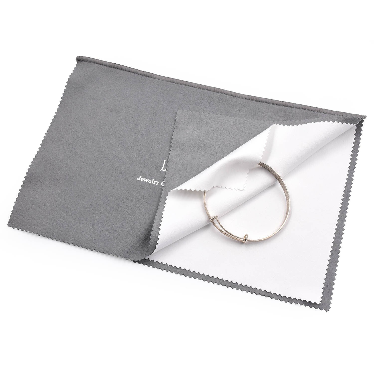 Polishing Cleaning Cloth for Gold Silver Jewelry XL Size 14 x 11 Inch 1/2 Pack