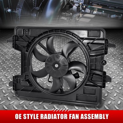 Для 08-10 Chevy HHR 2.0T с модулем управления вентилятором Вентилятор охлаждения конденсатора кондиционера в сборе