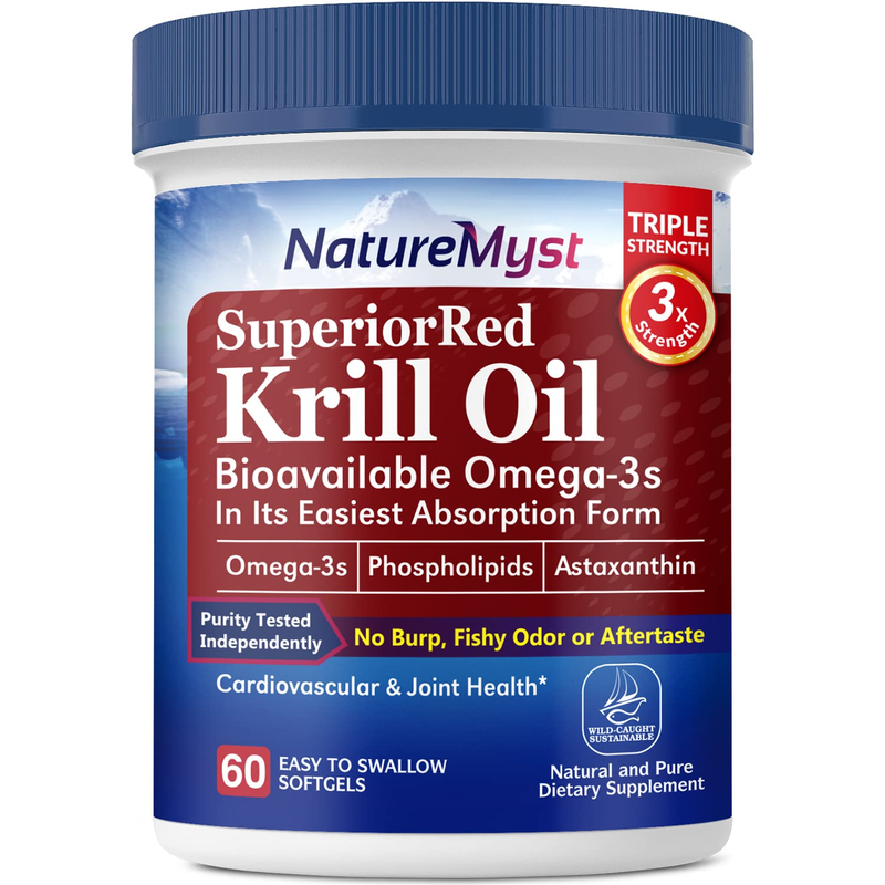 Krill Oil, Professional Grade 60 Liquid Softgels, Non-Gmo, Gluten Free, Made in