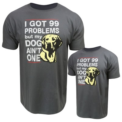 99 Problems T-Shirt (3X)- Charcoal