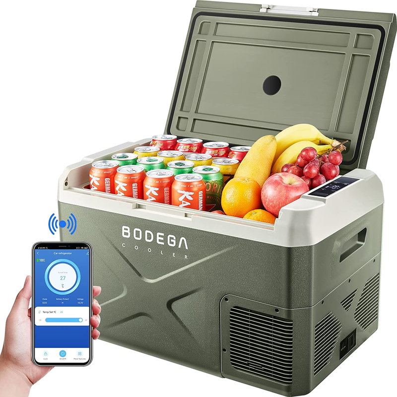 Nevera Electrica Coche 30L Portatil Refrigerador Bajo Ruido Acampar Viajar 12V