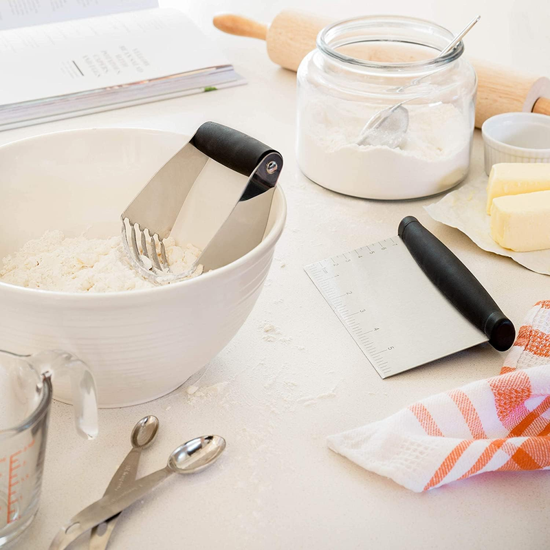 Pastry Blender, Multi-Purpose Dough Blender Mixer, Stainless Steel Blades, Heavy