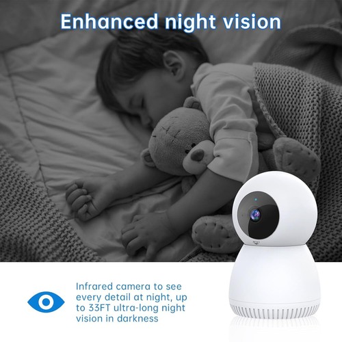 Noahtec 5G WiFi IP Camera Home Security Baby Monitor CCTV Cam 2Way Talk Wifi Cam