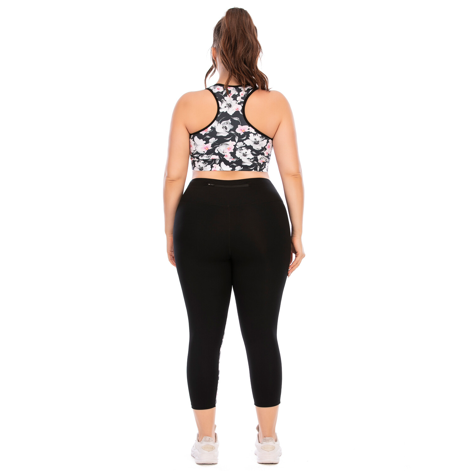 Womens Plus Size Workout Yoga Set Fitness Gym Running