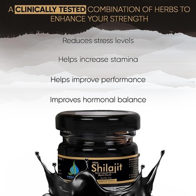 Shilajit Paste 25GM - Original Resin |Natural Silajit for Men & Women!BUY NOW!X5