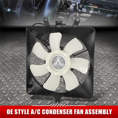 ДЛЯ 07-08 HONDA FIT 1.5L 4CYL SOHC OE STYLE ВЕНТИЛЯТОР ОХЛАЖДЕНИЯ КОНДЕНСАТОРА КОНДИЦИОНЕРА В СБОРЕ