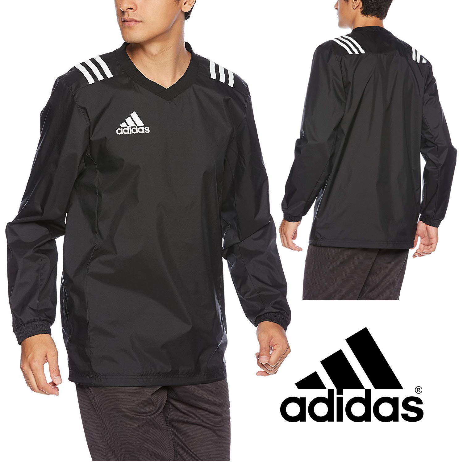 Adidas Men's Black Rugby Contact Top Sport Training Track Jacket Water  Resistant | eBay