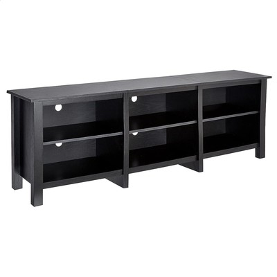Storage Media Console Entertainment Center,espresso