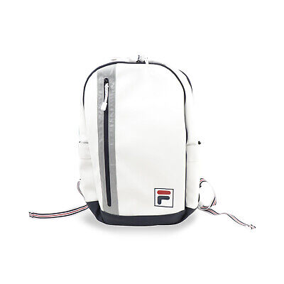 Fila Tennis Bag Backpack White Racket Pack Racquet Badminton NWT FT3BPD4001X