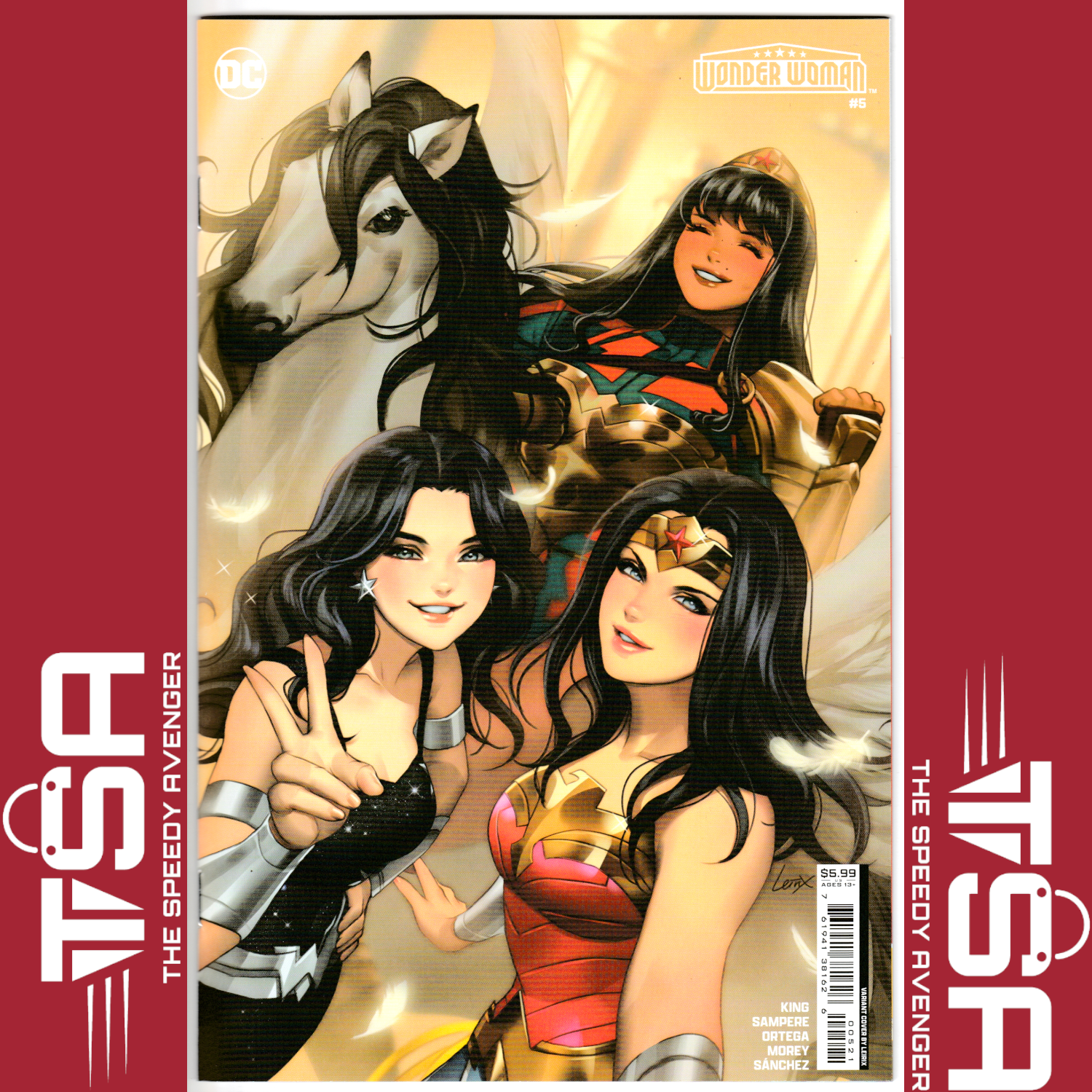 WONDER WOMAN #5 (Vol 6 2024) Lesley Leirix Li Variant DC Comics Tom King