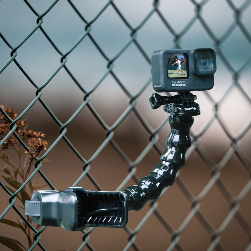 Jaws Flex Clamp Mount Gooseneck Mount for GoPro Hero 13 Hero 12 Hero 11/10/9/8/7