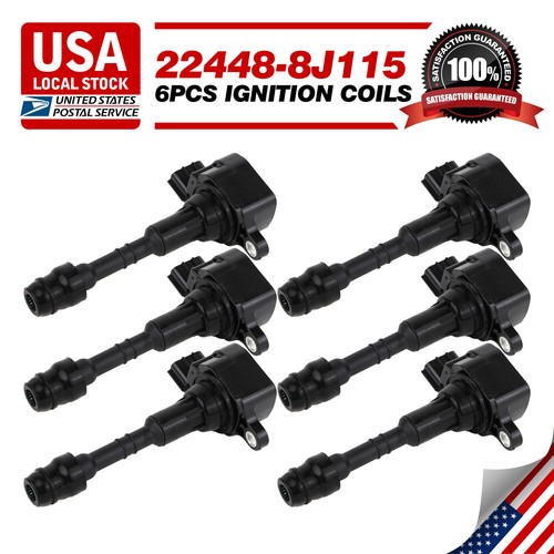 6PCS New Ignition Coils For Nissan Frontier Pathfinder