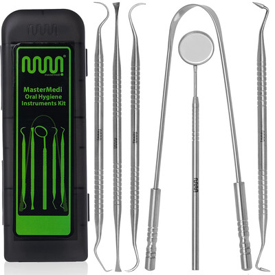 6 Pack Dental Tools Teeth Cleaning Kit, Plaque Tartar Remover for Teeth and Oral