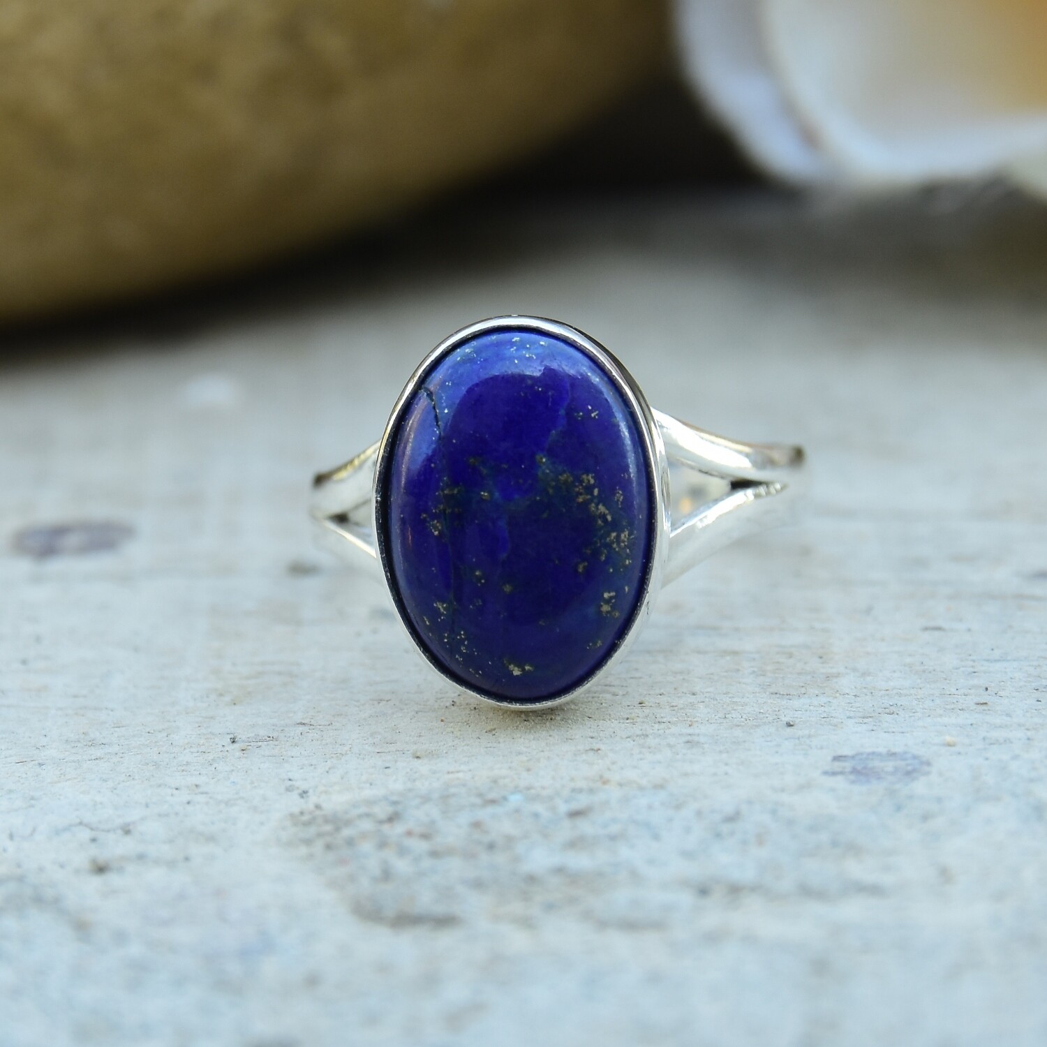 lapi_s_lazuli_14様 Oriana Sterling Silver and Lapis Lazuli Pendant